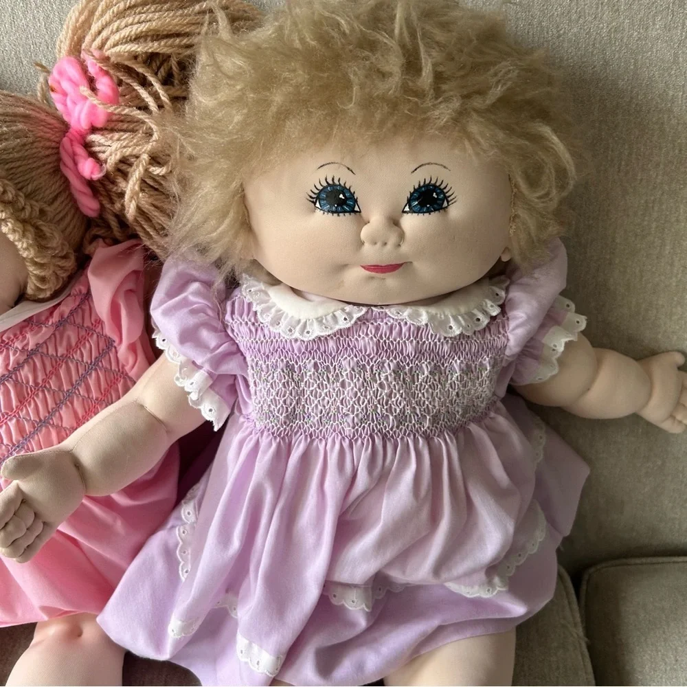 Vintage 1980’s handmade Cabbage patch dolls  27”